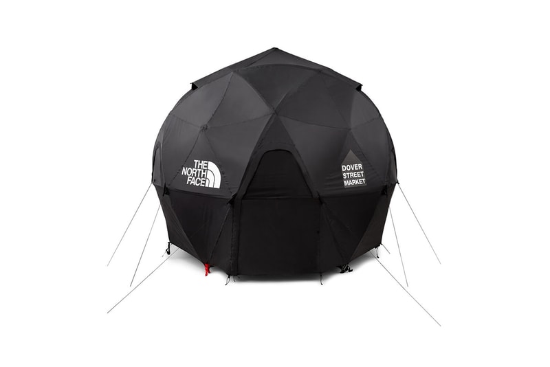 the north face dover street market london geodome tents denali jacket black 
