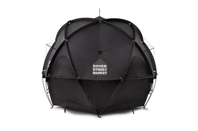 the north face dover street market london geodome tents denali jacket black 
