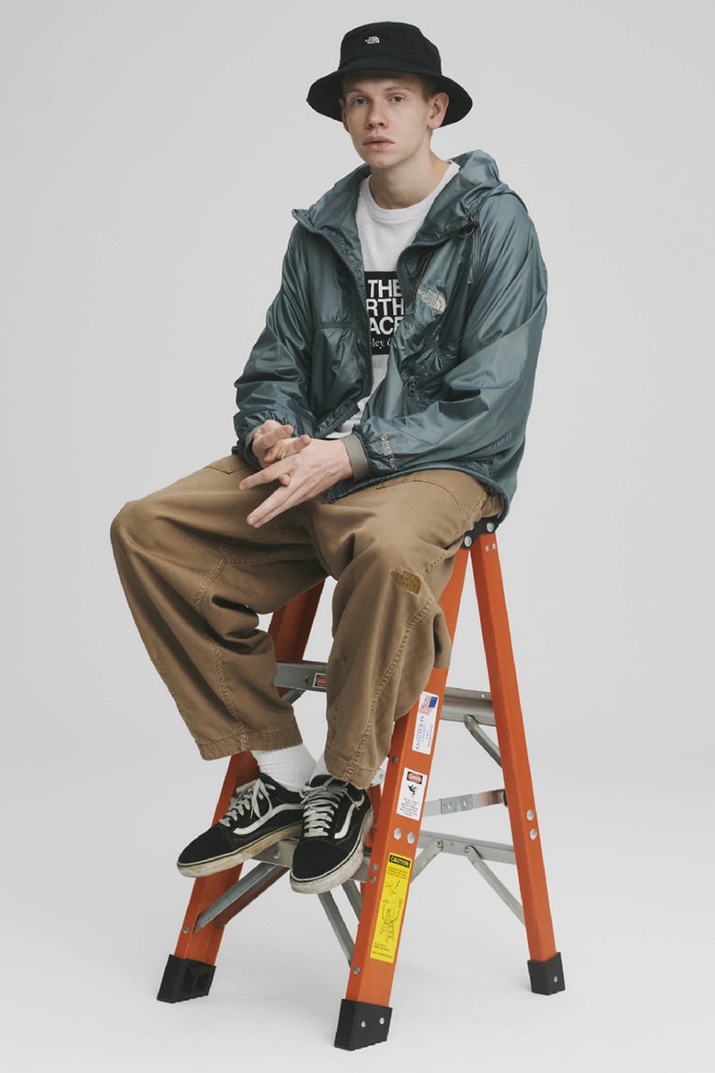 THE NORTH FACE PURPLE LABEL Spring Summer 2020 Collection Lookbook Windbreaker Grey Bucket Hat Black