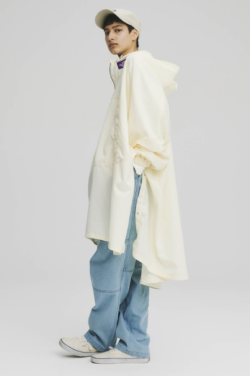 THE NORTH FACE PURPLE LABEL Spring Summer 2020 Collection Lookbook Poncho White