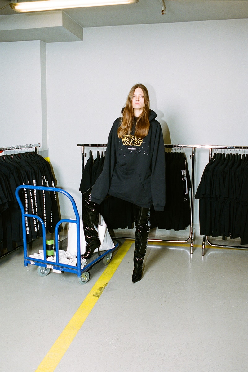 vetements star wars rise of the skywalker collaboration hoodies dresses backpacks