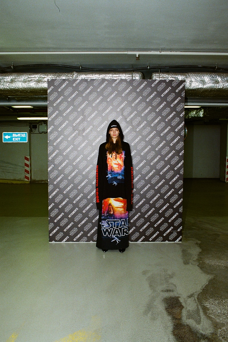 vetements star wars rise of the skywalker collaboration hoodies dresses backpacks