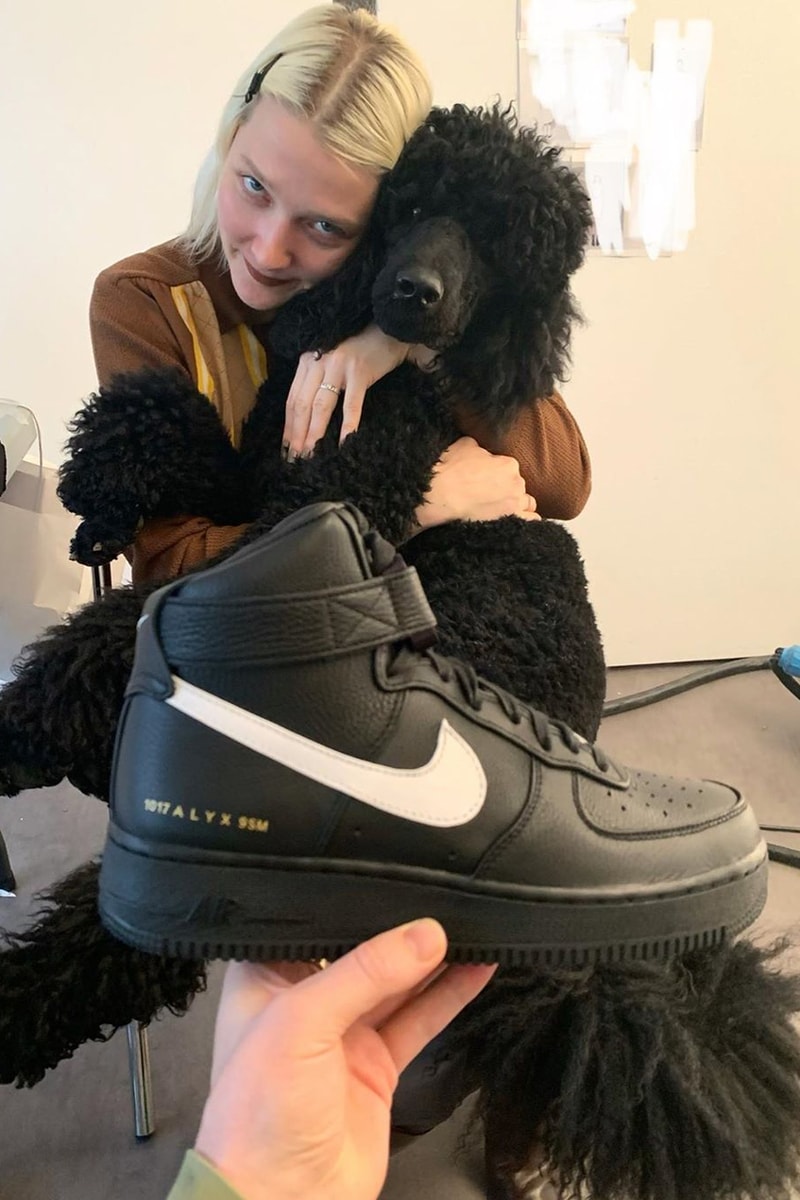 1017 ALYX 9SM x Nike Air Force 1 Hi Black White