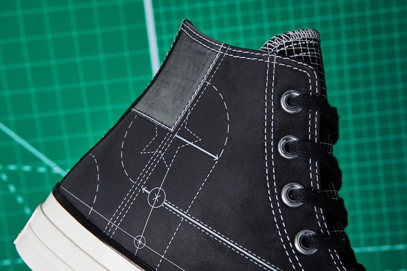 end converse blueprint pack sneaker footwear release retailer chuck taylor all star hi 70 jack purcell navy white egret soho london flagship store collaboration