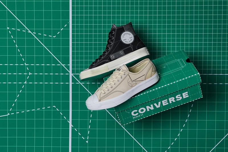 end converse blueprint pack sneaker footwear release retailer chuck taylor all star hi 70 jack purcell navy white egret soho london flagship store collaboration
