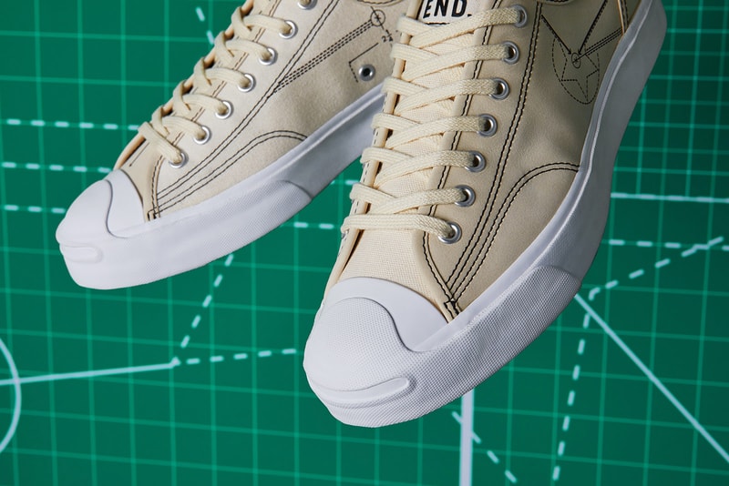 end converse blueprint pack sneaker footwear release retailer chuck taylor all star hi 70 jack purcell navy white egret soho london flagship store collaboration