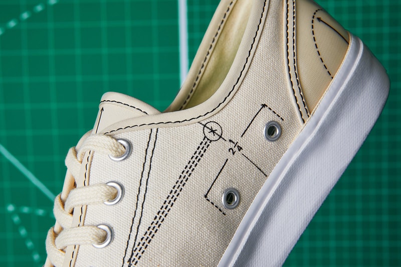 end converse blueprint pack sneaker footwear release retailer chuck taylor all star hi 70 jack purcell navy white egret soho london flagship store collaboration