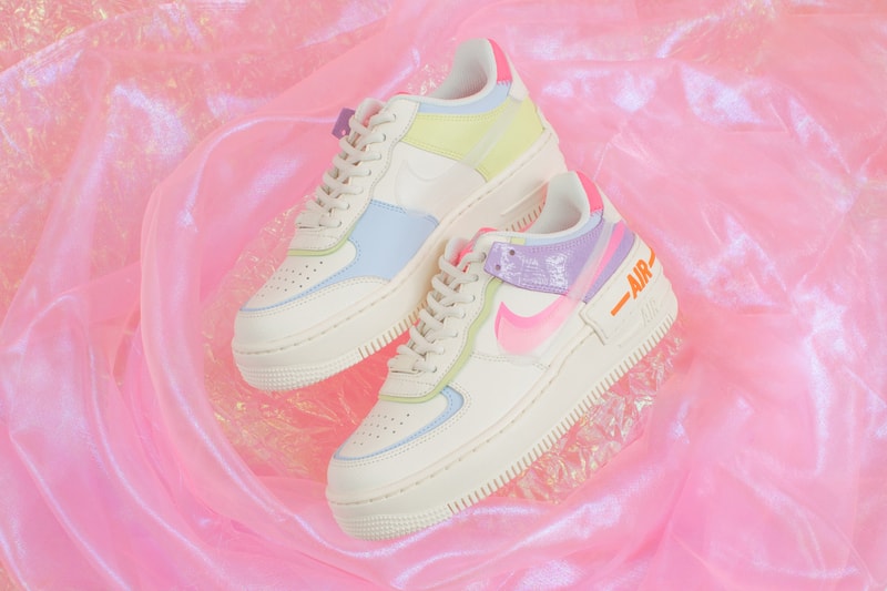 shadow pastel nike air force neon shadow