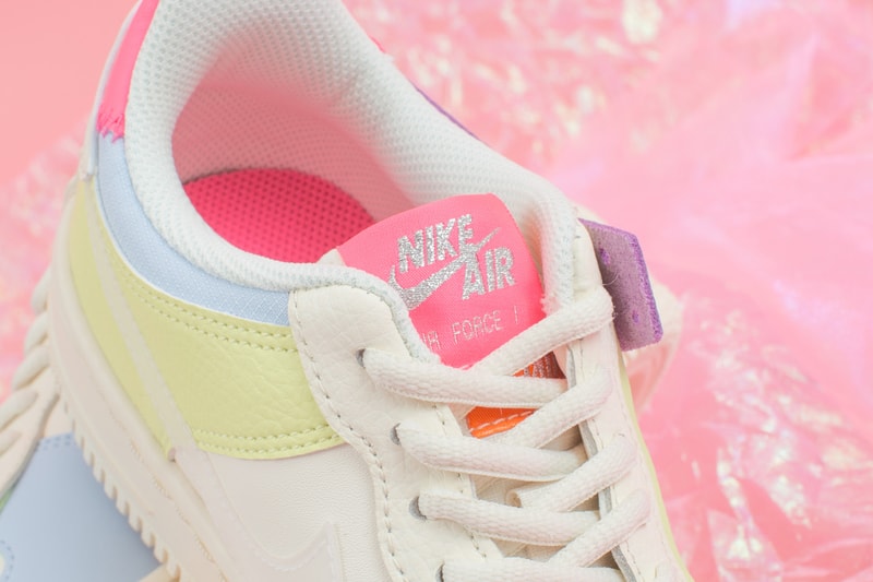 nike air force 1 shadow womens sneakers pastel pink blue orange green purple shoes footwear sneakerhead swoosh translucent