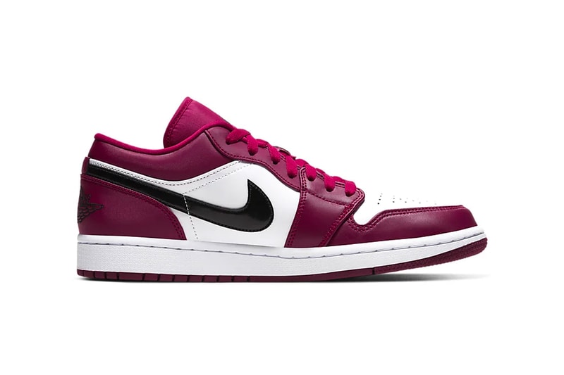 jordan brand air jordan 1 low michael jordan noble red white black nike sneakers footwear leather classic 