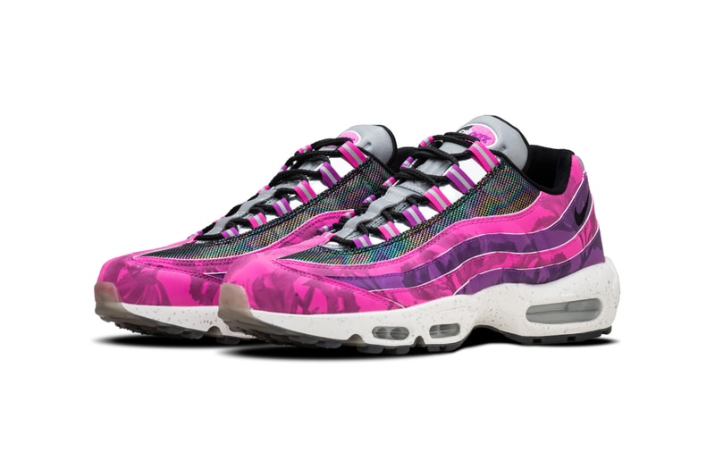 nike air max 95 swoosh hong kong 2020 celebration bauhinia sneakers footwear flowers fuchsia magenta wonder kid rex tso