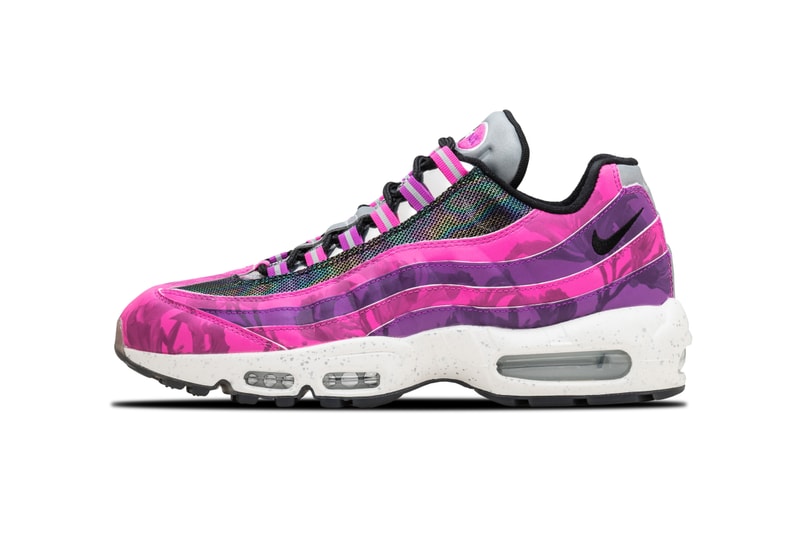 nike air max 95 swoosh hong kong 2020 celebration bauhinia sneakers footwear flowers fuchsia magenta wonder kid rex tso