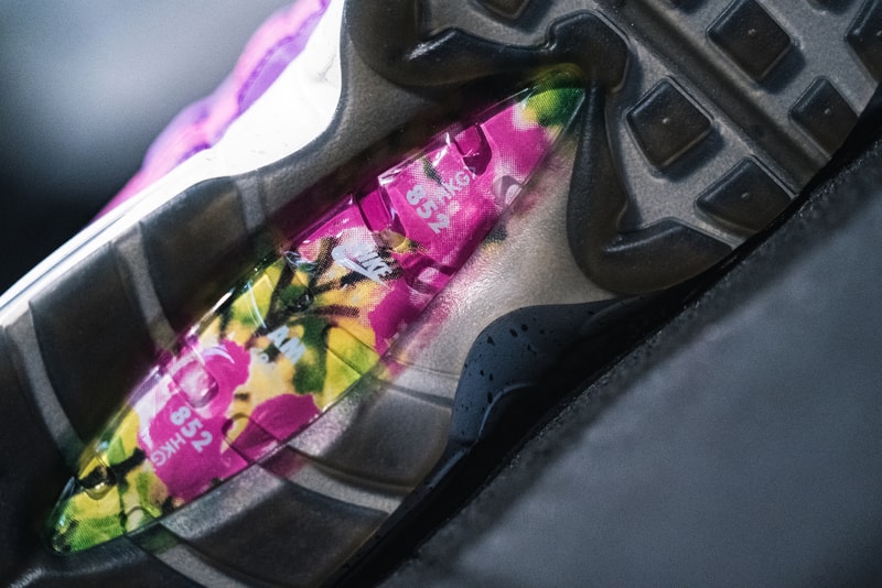 nike air max 95 swoosh hong kong 2020 celebration bauhinia sneakers footwear flowers fuchsia magenta wonder kid rex tso