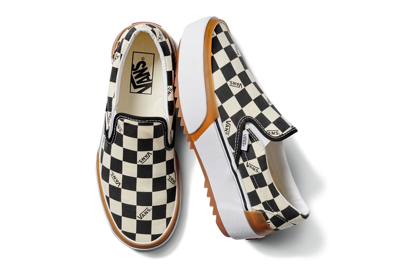 vans stacked pack collection era old skool sk8 hi slip on sneakers footwear checkerboard classic styles heritage