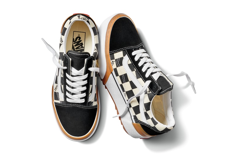 vans stacked pack collection era old skool sk8 hi slip on sneakers footwear checkerboard classic styles heritage