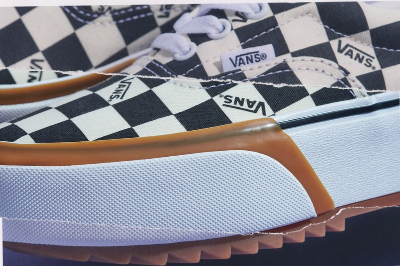 vans stacked pack collection era old skool sk8 hi slip on sneakers footwear checkerboard classic styles heritage