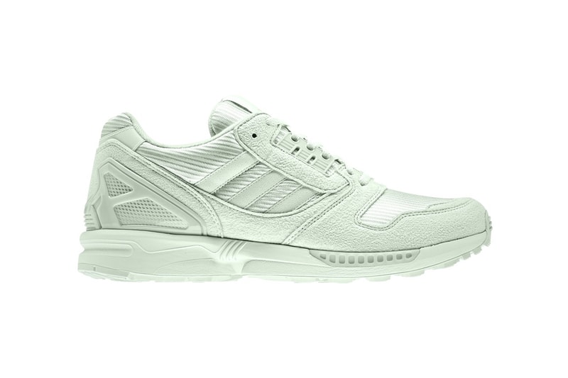 adidas zx 8000 icy colorway glow blue womens exclusive linen green orbit grey mesh suede sneaker footwear