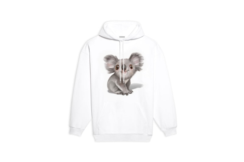 Balenciaga Australia Fire Bushfire Donation Koala Hoodie