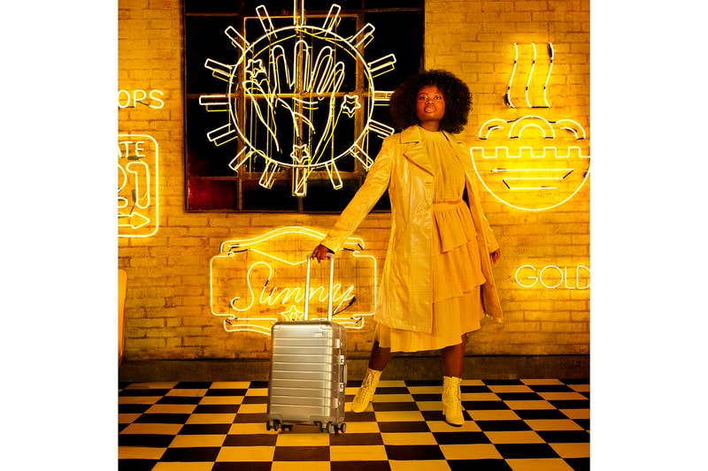 Away "Aluminum Edition" Suitcase Collection Gold