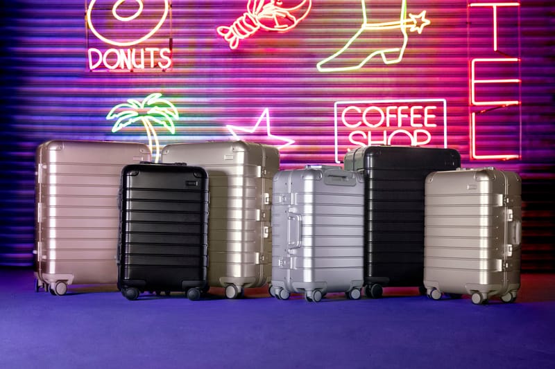 Elevate Your Travel Game With Away's New "Aluminum Edition" Suitcase Collection