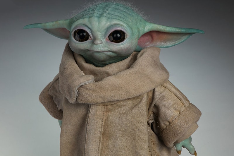 baby yoda child official life size figure star wars the mandalorian 