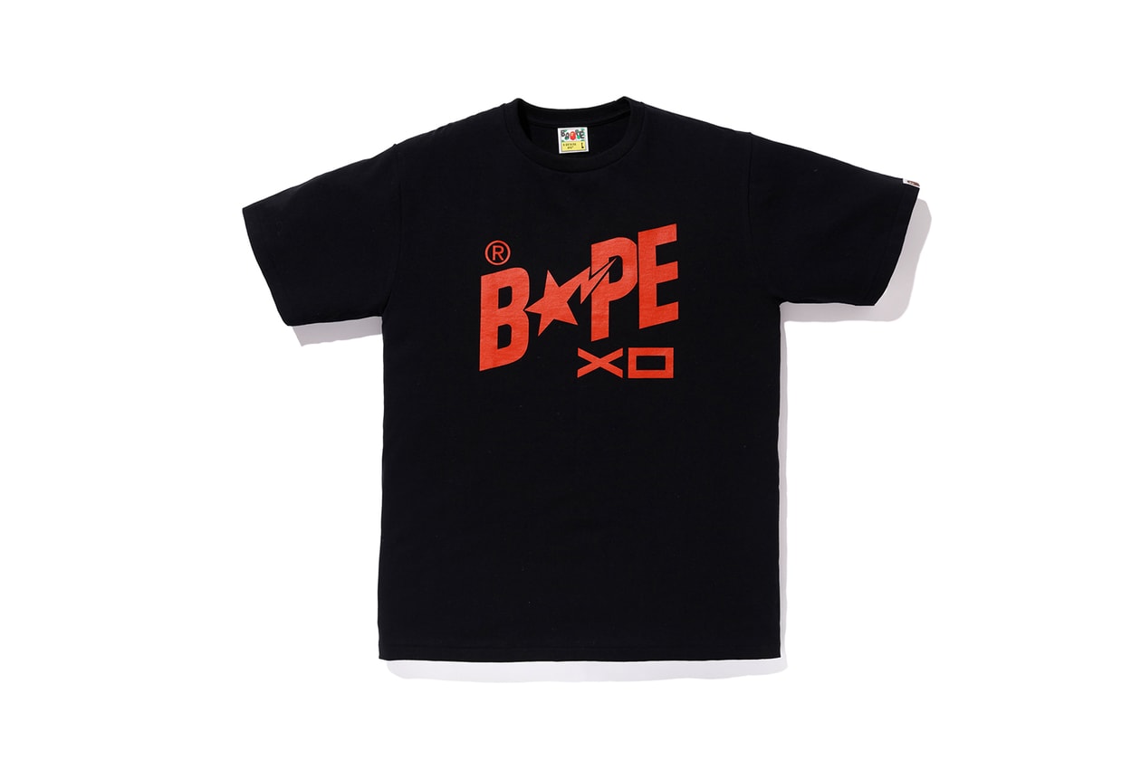 the weeknd a bathing ape xo bape hoodies t-shirts sweatpants collaboration