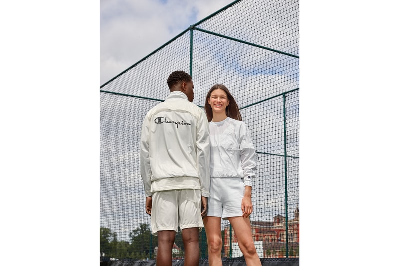 champion spring summer collection lookbook hoodies shirts shorts sneakers jackets 