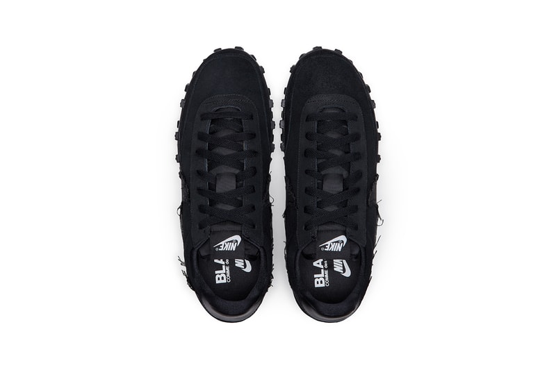 comme des garcons nike waffle racer 2 black release info price collaboration 