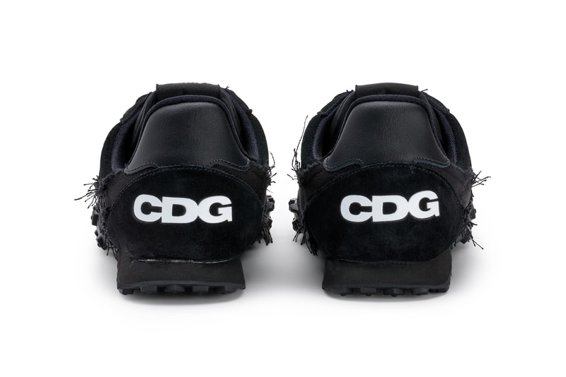 comme des garcons nike waffle racer 2 black release info price collaboration 