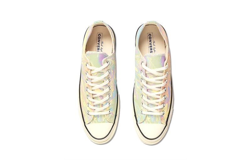 converse chuck 70 ox taylor all star hi sneakers pastel marble
