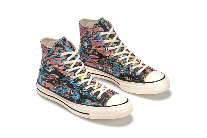 converse chuck 70 ox taylor all star hi sneakers pastel marble