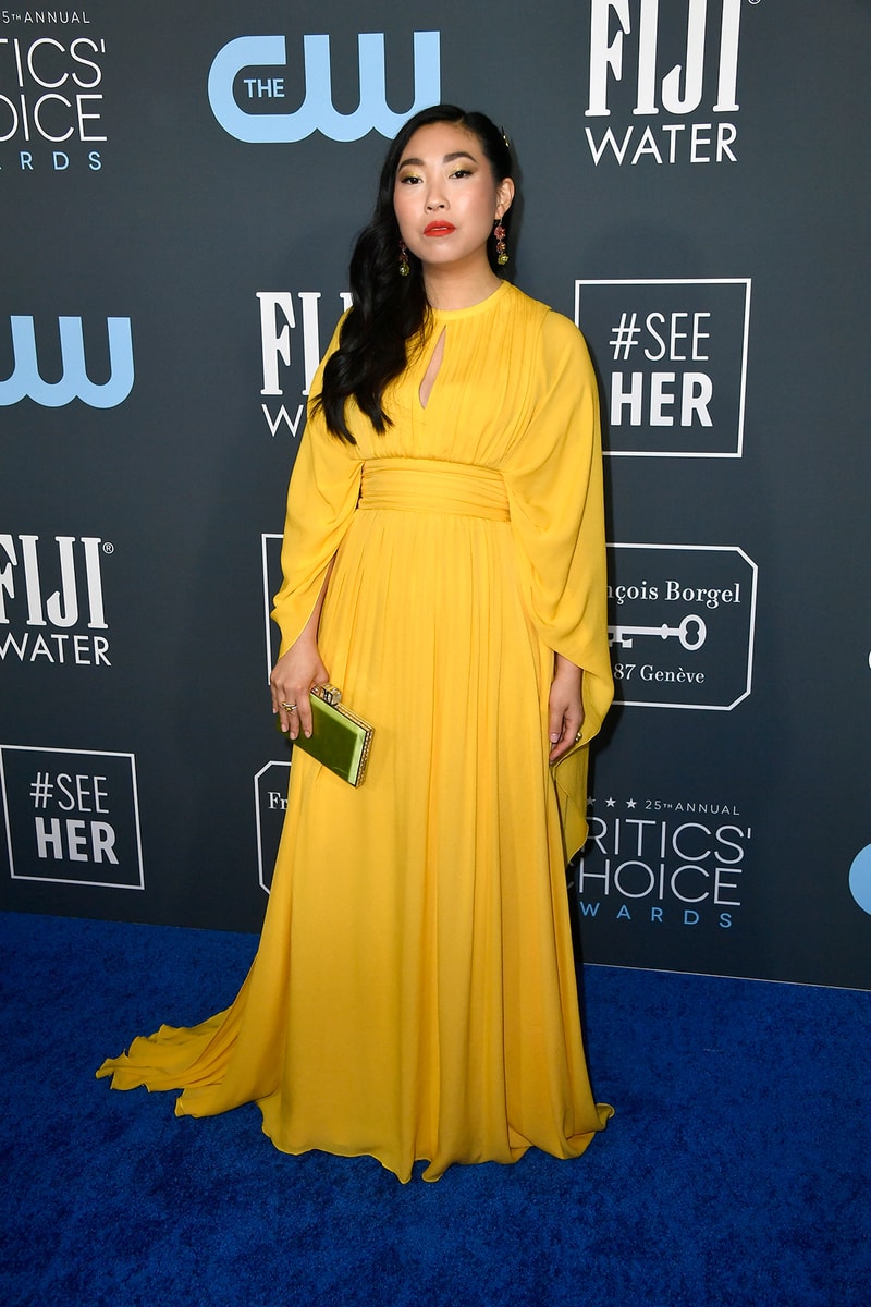 25th critics choice awards 20020 best celebrity red carpet looks zendaya saoirse ronan hot pink tom ford dress gown 