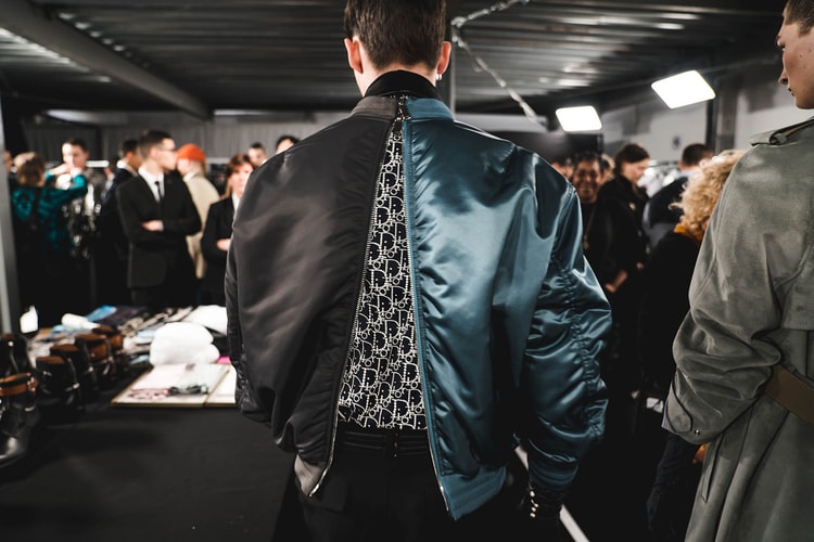 A Backstage Look at Dior Men's Glamor-Punk FW20 Show