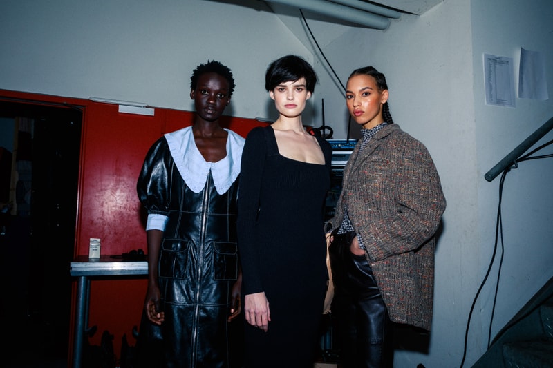 ganni copenhagen fashion week cphfw fall winter backstage runway ditte nicolaj reffstrup 