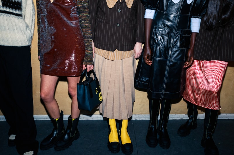 ganni copenhagen fashion week cphfw fall winter backstage runway ditte nicolaj reffstrup 