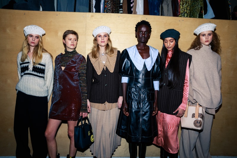 ganni copenhagen fashion week cphfw fall winter backstage runway ditte nicolaj reffstrup 