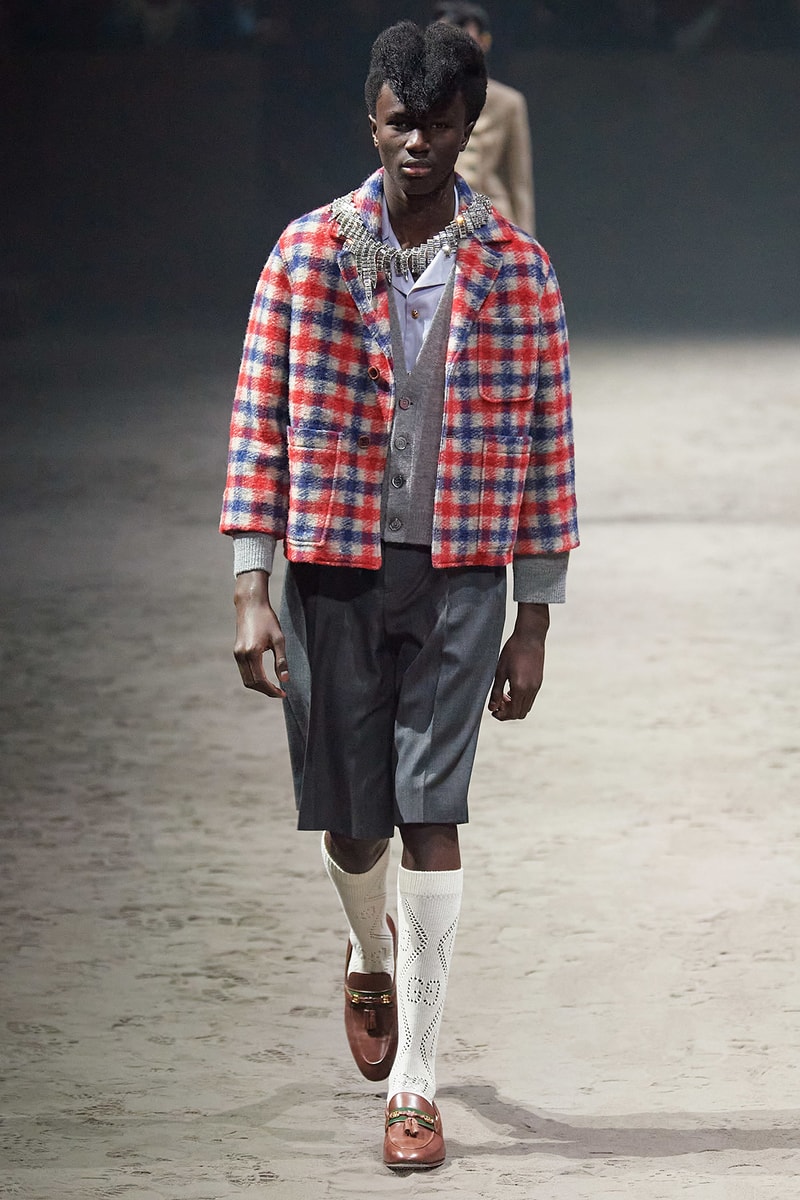 Gucci Fall/Winter 2020 Men's Collection Plaid Jacket