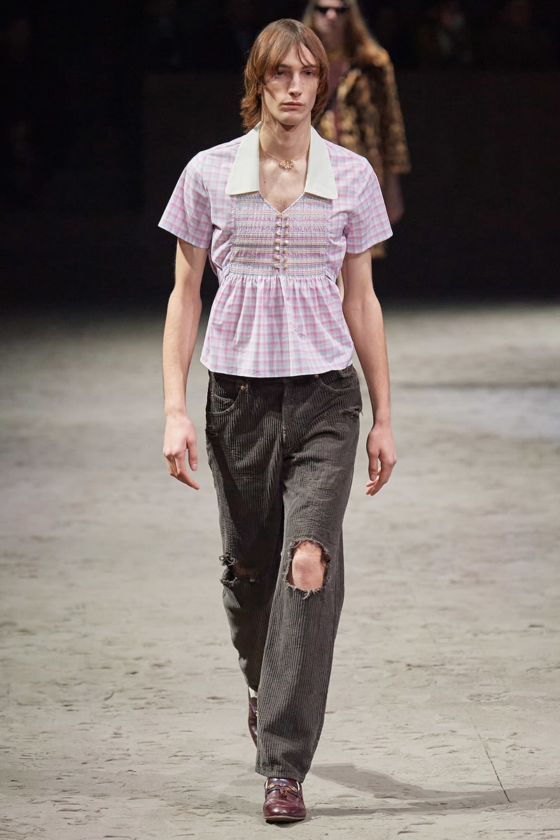 Gucci Fall/Winter 2020 Men's Collection Shirt Purple