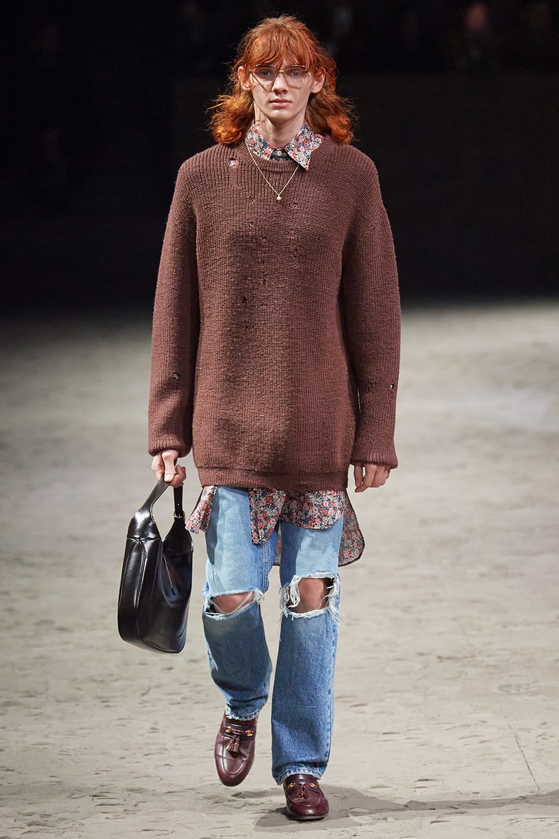 Gucci Fall/Winter 2020 Men's Collection Sweater Brown