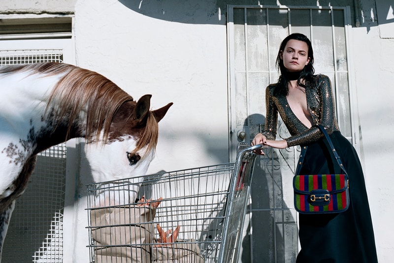 gucci spring summer advertising campaign alessandro michele yorgos lanthimos horses
