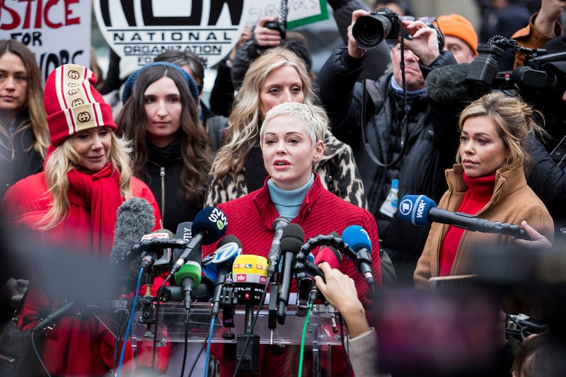 harvey weinstein sexual harassment rape criminal charges new york trial rose mcgowan rosanna arquette lauren sivan