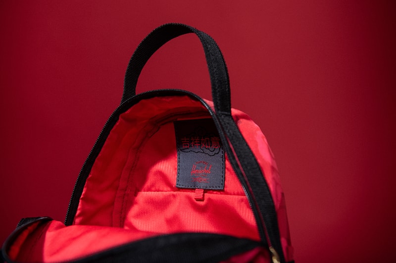 herschel lunar new year collection red black bags backpacks