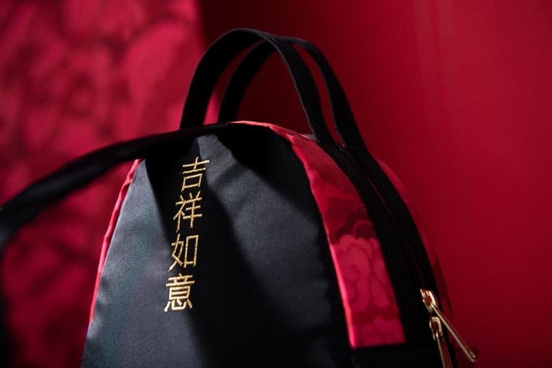 herschel lunar new year collection red black bags backpacks