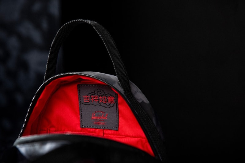herschel lunar new year collection red black bags backpacks