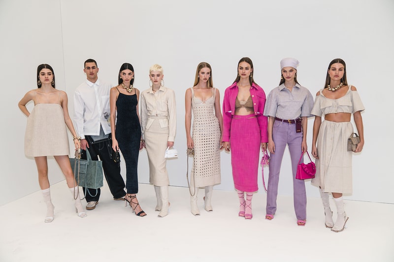 jacquemus simon porte pre fall paris fashion week mens womens collection backstage gigi hadid