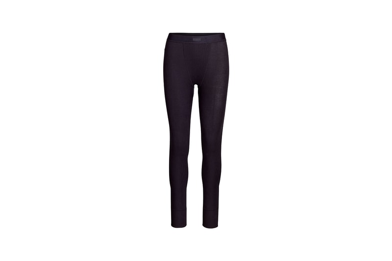 Kim Kardashian SKIMS Cotton Collection Leggings Soot