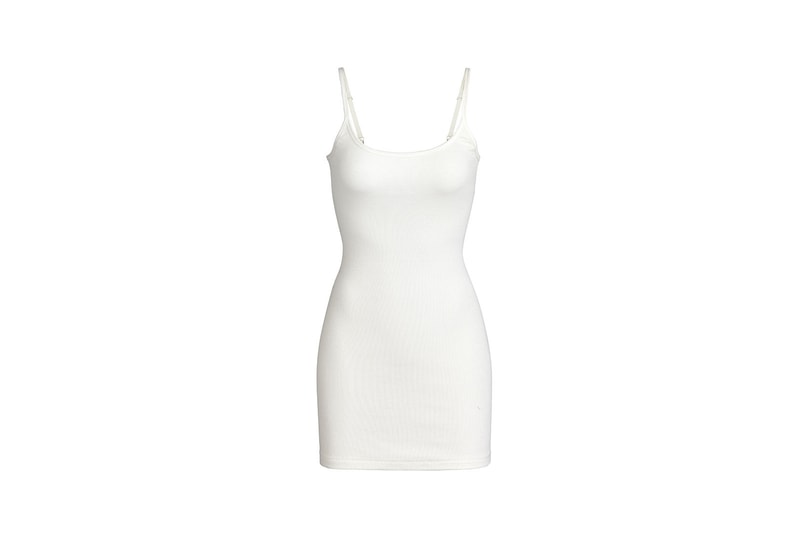 Kim Kardashian SKIMS Cotton Collection Slip Dress Bone