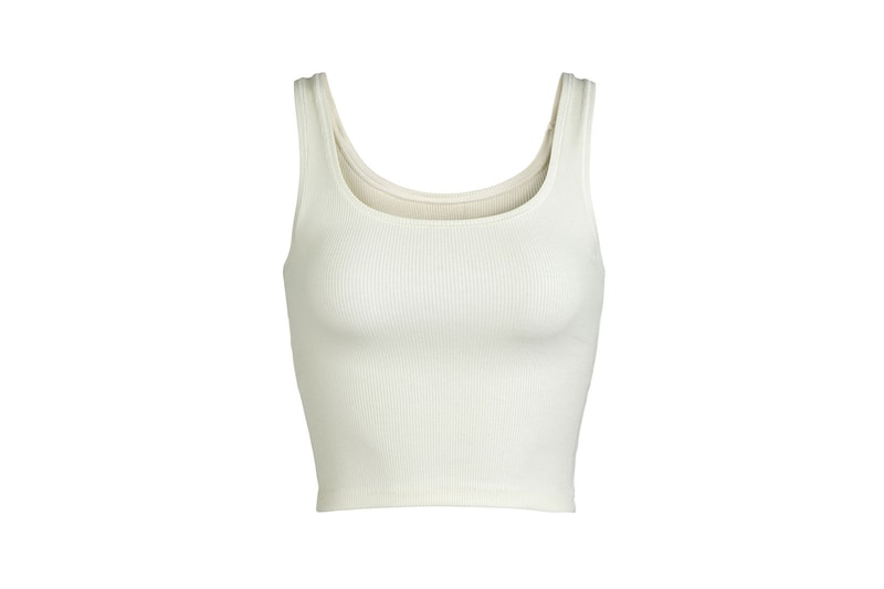 Kim Kardashian SKIMS Cotton Collection Rib Tank Bone