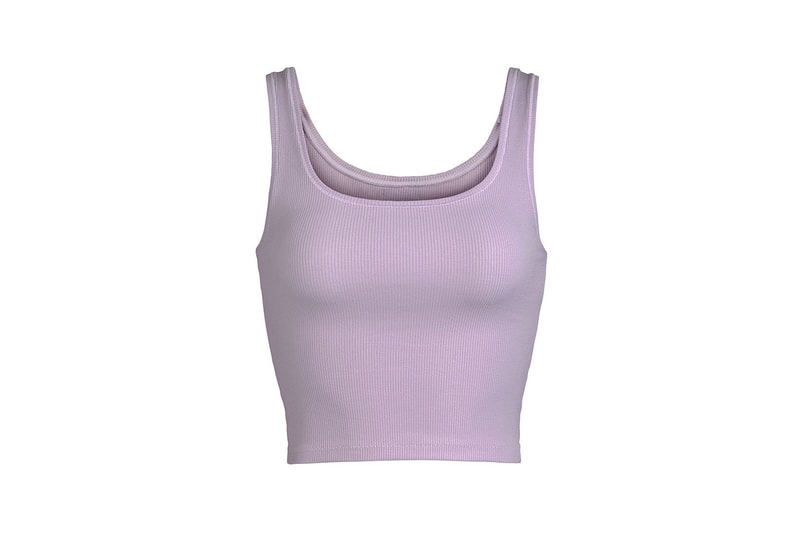 Kim Kardashian SKIMS Cotton Collection Rib Tank Iris Mica