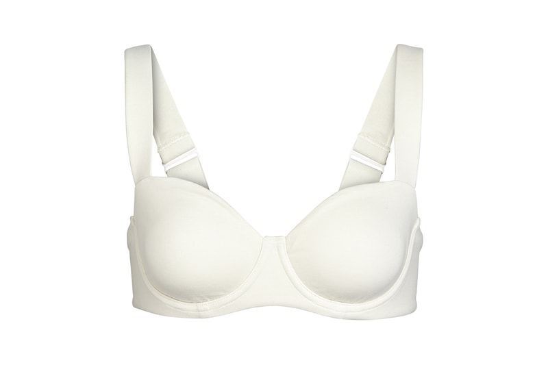 Kim Kardashian SKIMS Cotton Collection Balconette Bra Bone
